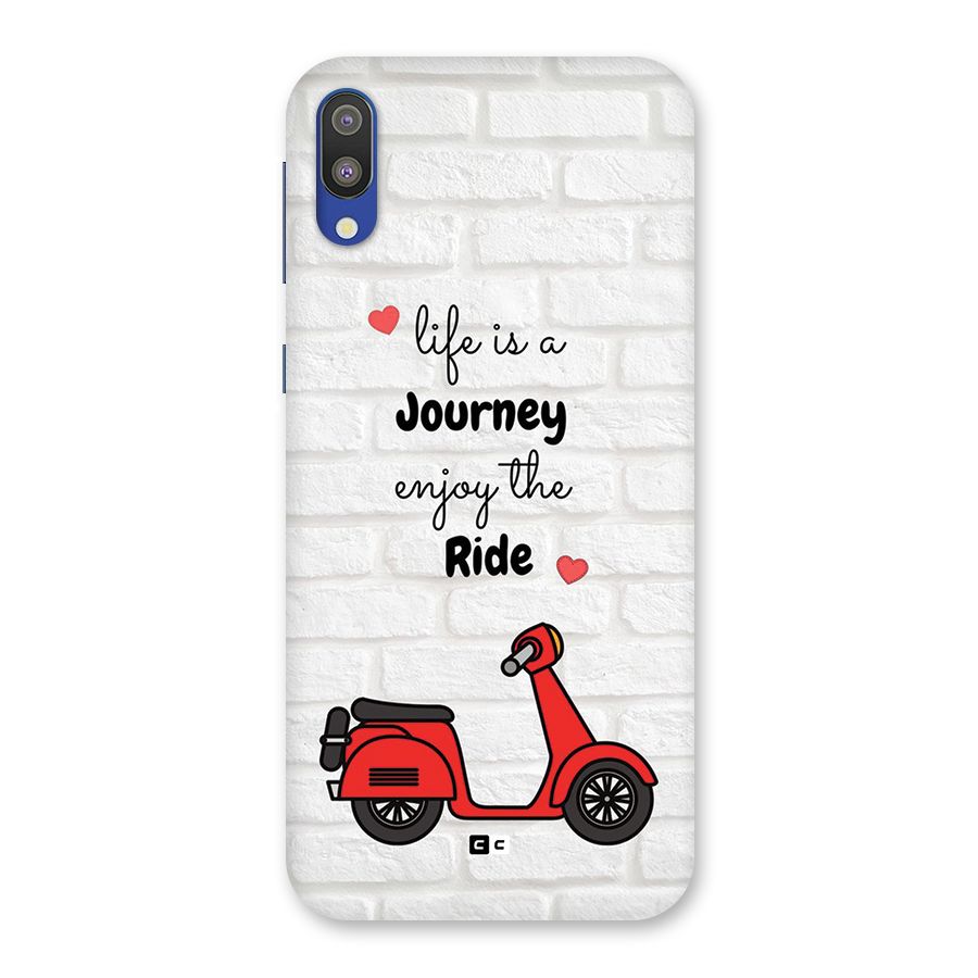 Life Is A Journey Back Case for Galaxy M10