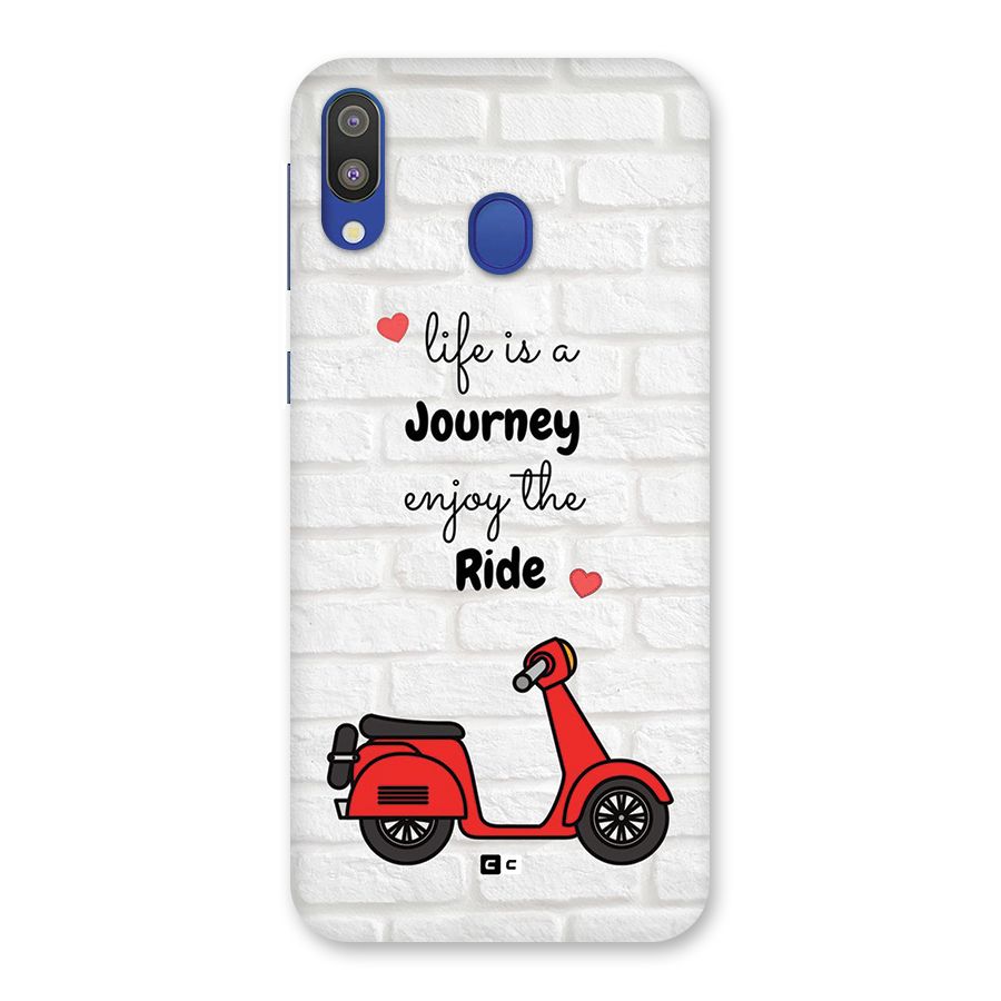 Life Is A Journey Back Case for Galaxy M20