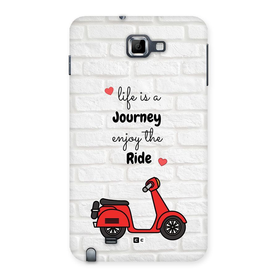 Life Is A Journey Back Case for Galaxy Note