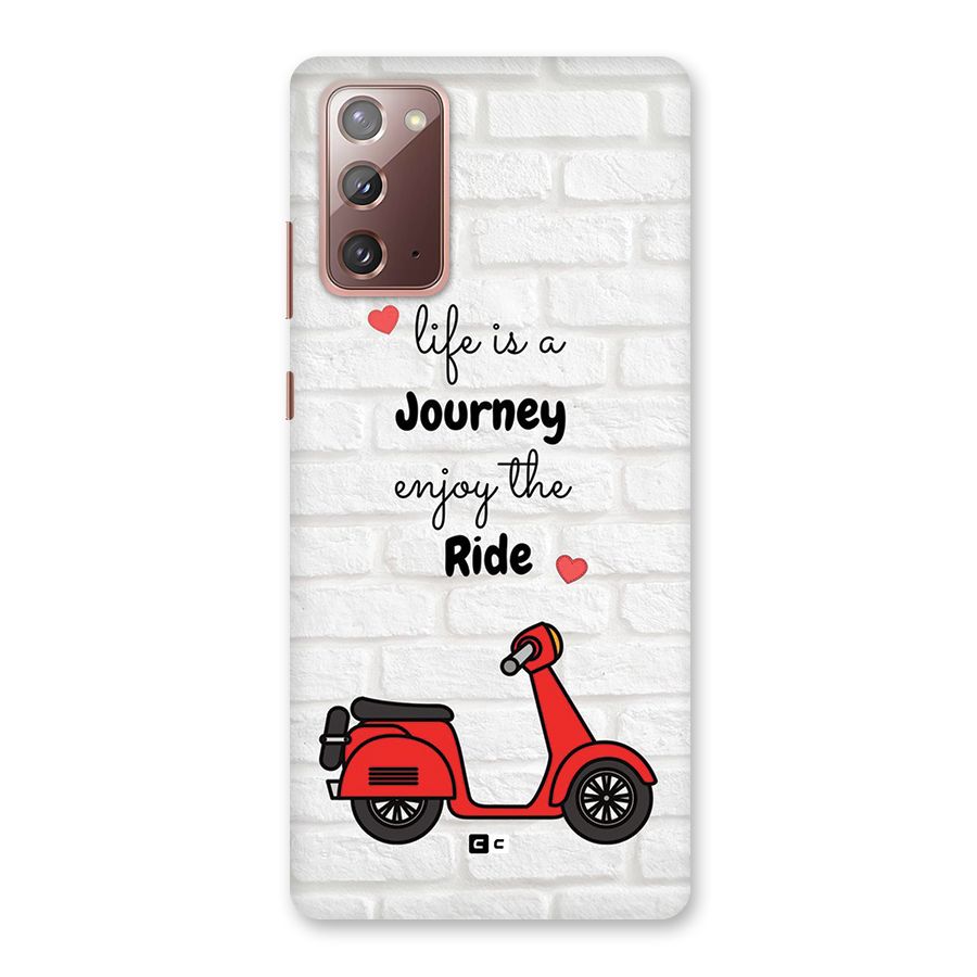 Life Is A Journey Back Case for Galaxy Note 20