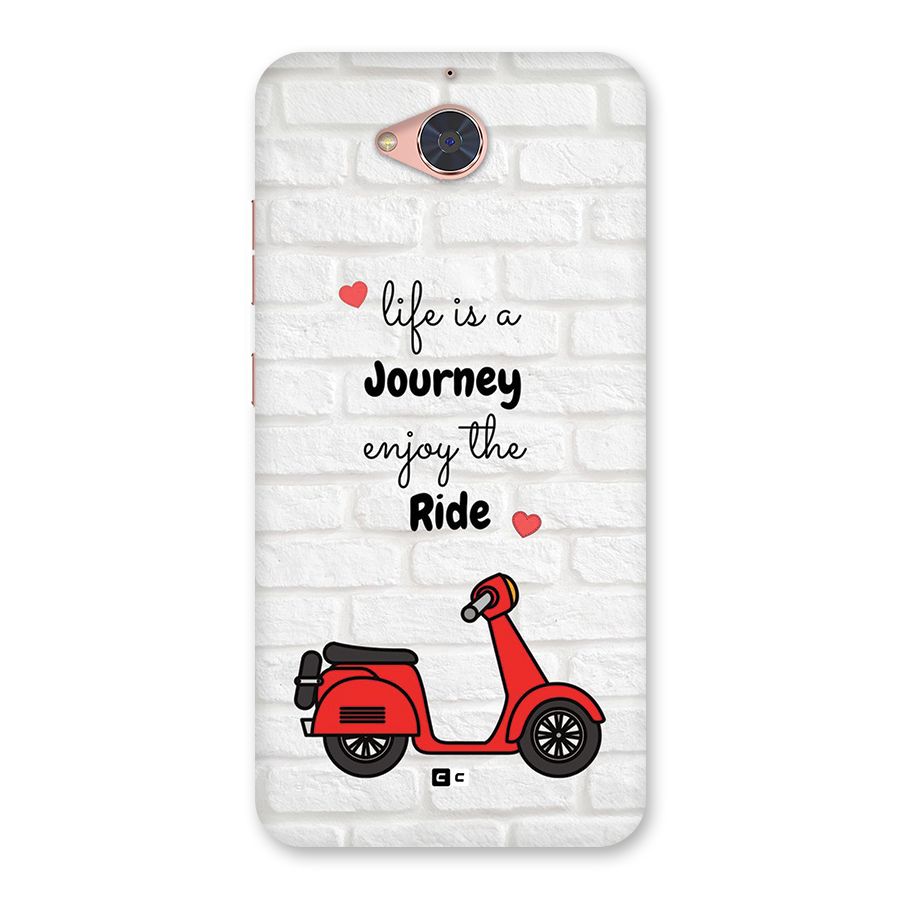 Life Is A Journey Back Case for Gionee S6 Pro