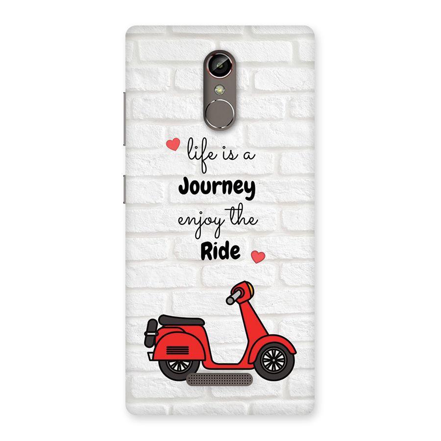 Life Is A Journey Back Case for Gionee S6s