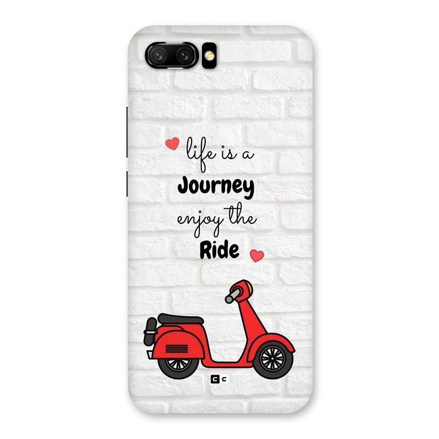 Life Is A Journey Back Case for Honor 10