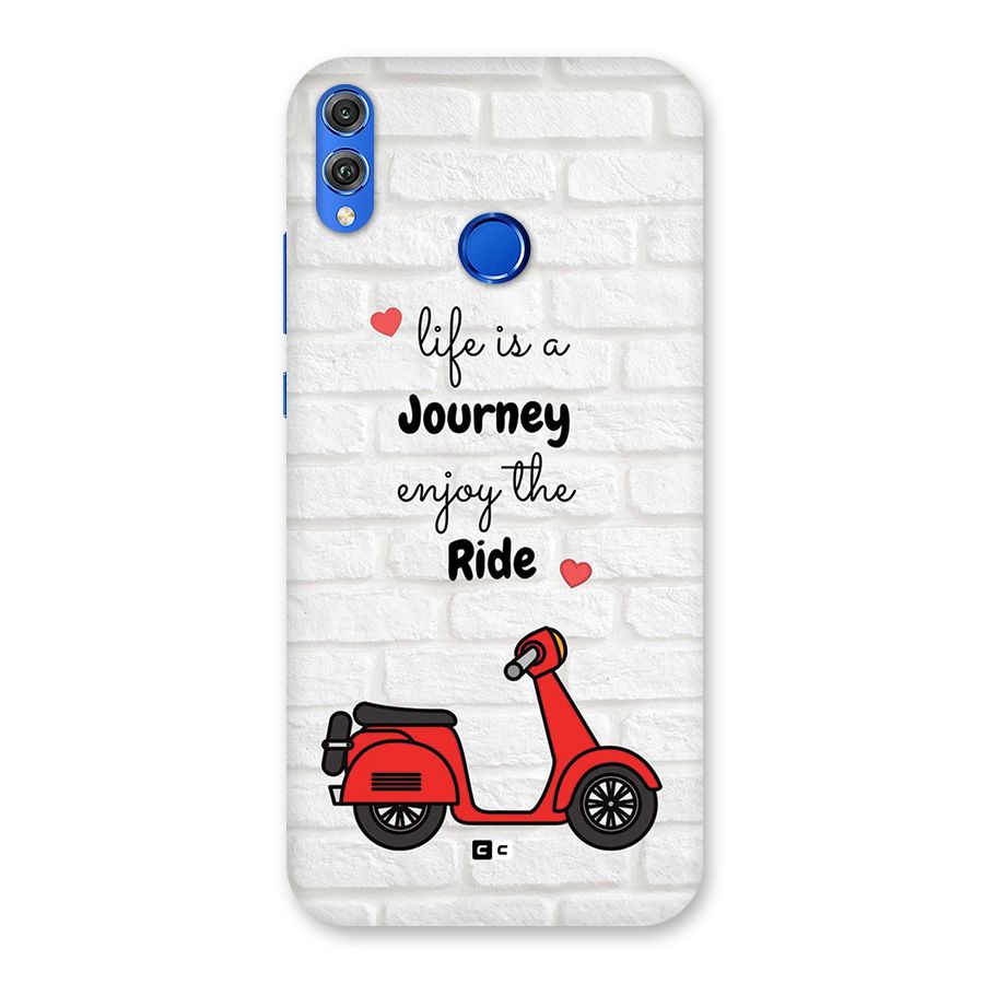 Life Is A Journey Back Case for Honor 8X