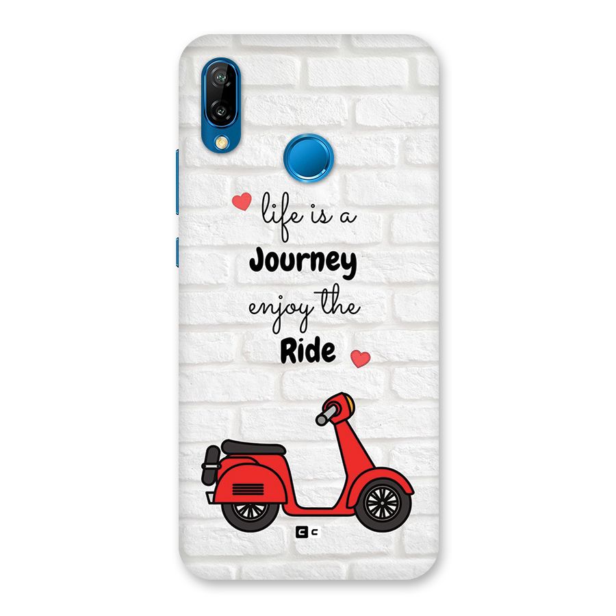 Life Is A Journey Back Case for Huawei P20 Lite