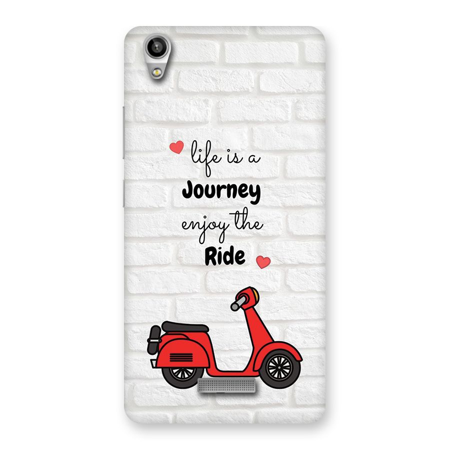 Life Is A Journey Back Case for Lava Pixel V1
