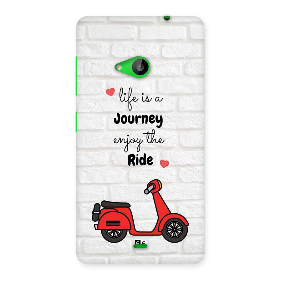 Life Is A Journey Back Case for Lumia 535