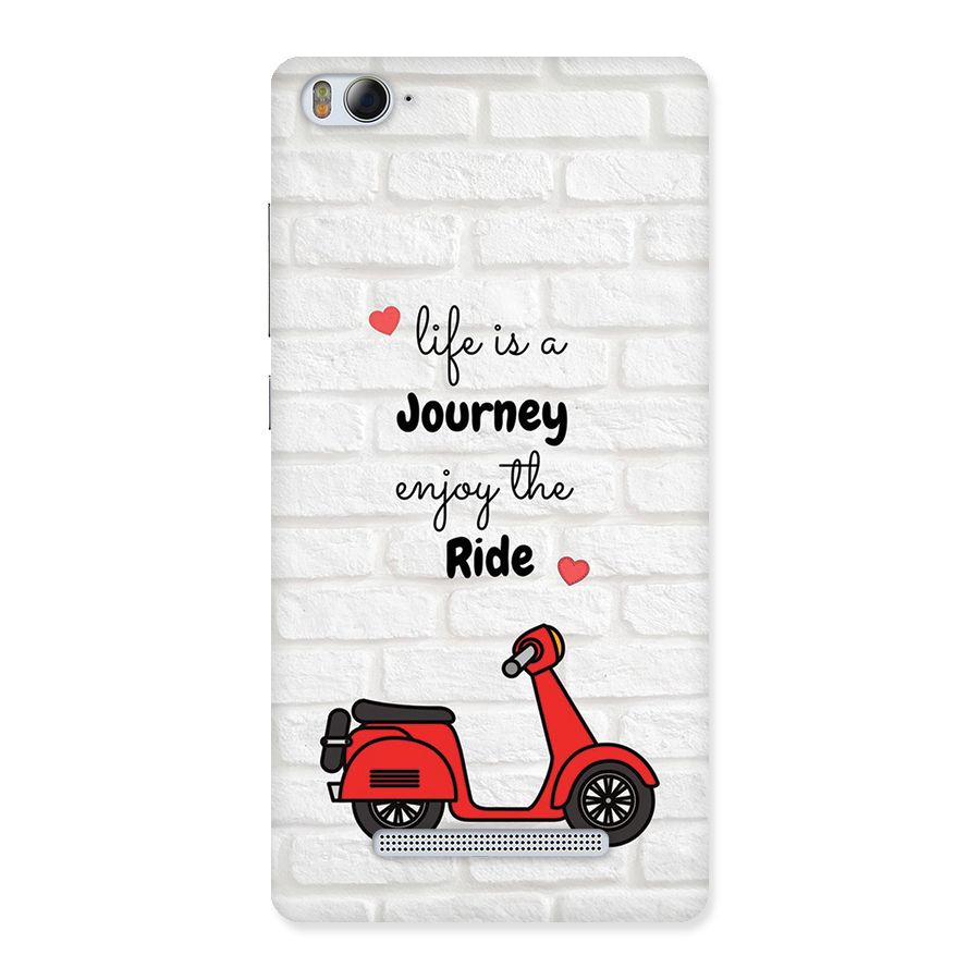 Life Is A Journey Back Case for Mi4i
