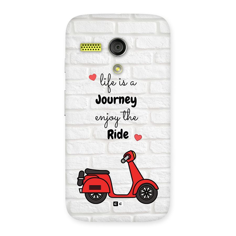Life Is A Journey Back Case for Moto G