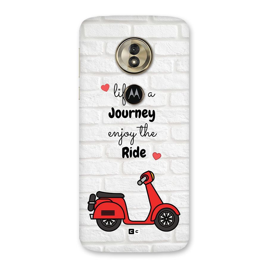 Life Is A Journey Back Case for Moto G6 Play