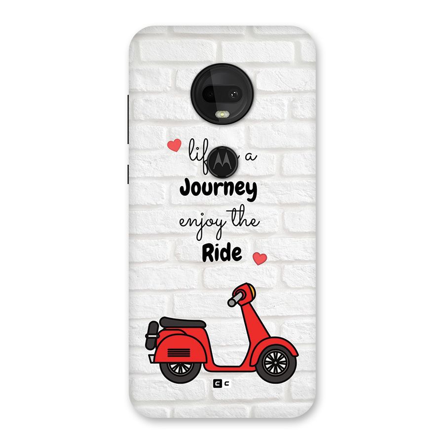 Life Is A Journey Back Case for Moto G7