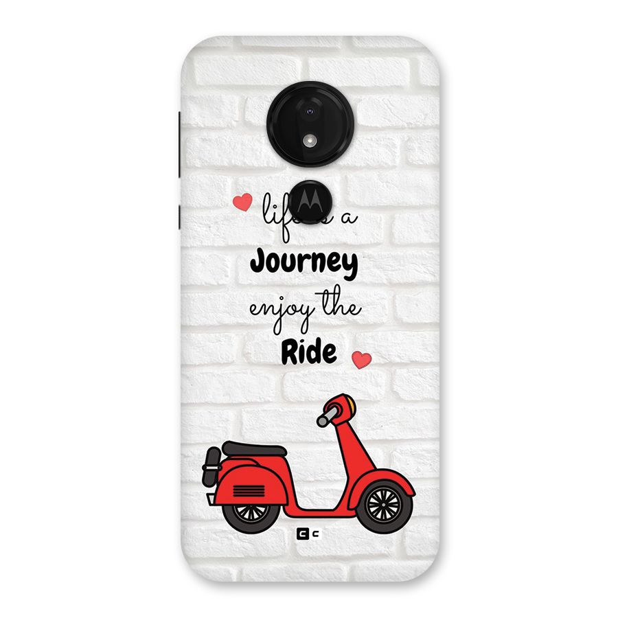 Life Is A Journey Back Case for Moto G7 Power