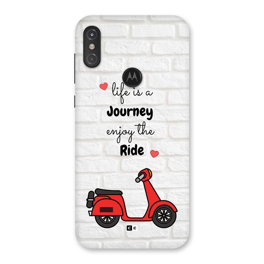 Life Is A Journey Back Case for Motorola One Power