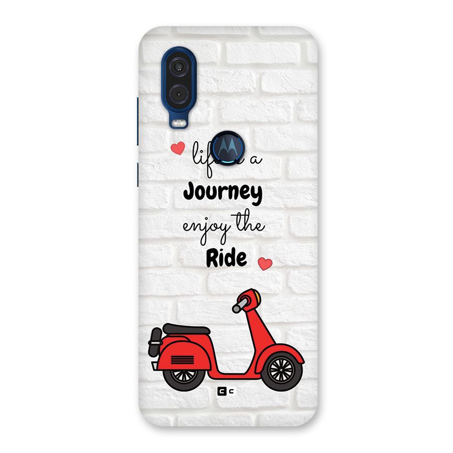 Life Is A Journey Back Case for Motorola One Vision