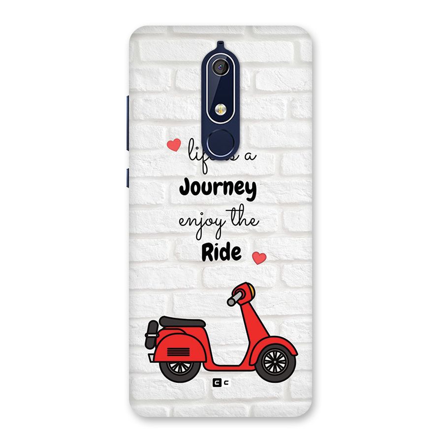 Life Is A Journey Back Case for Nokia 5.1