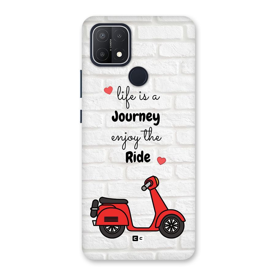 Life Is A Journey Back Case for Oppo A15