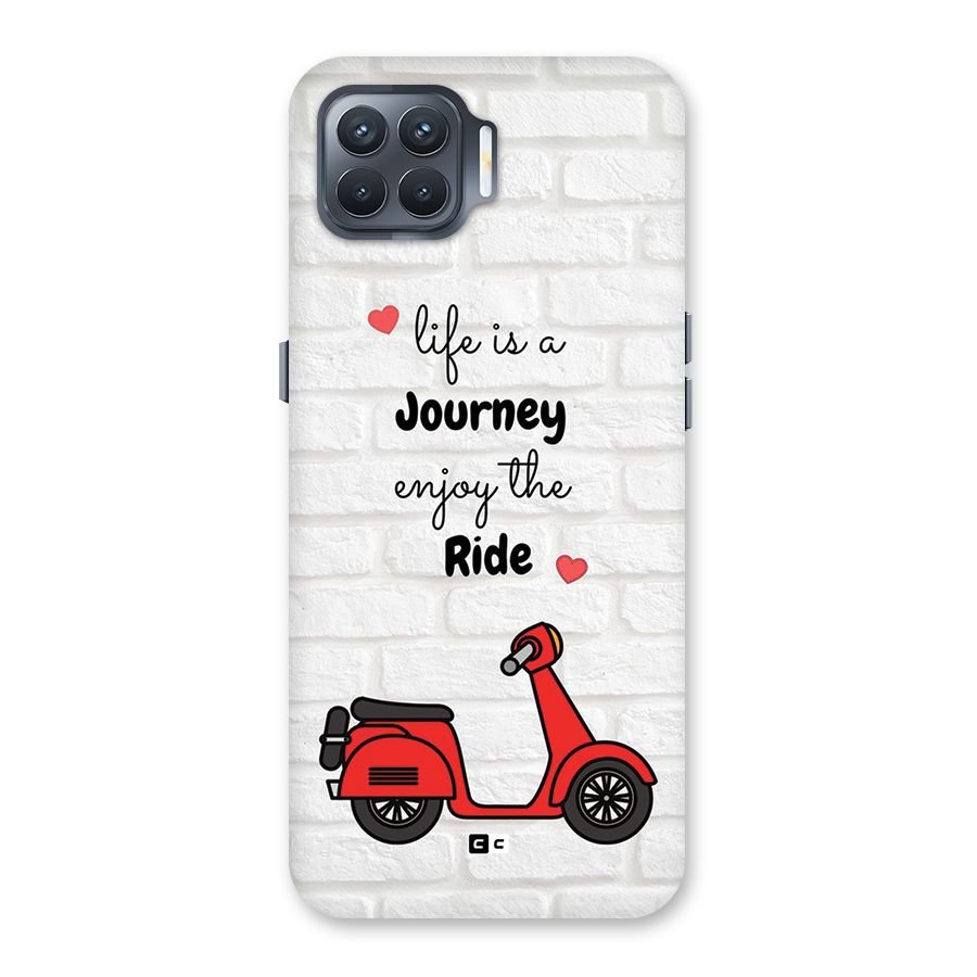 Life Is A Journey Back Case for Oppo F17 Pro