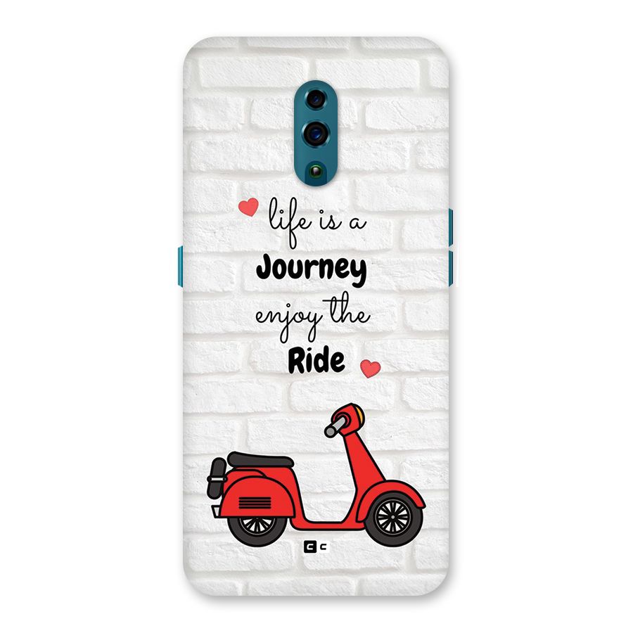 Life Is A Journey Back Case for Oppo Reno