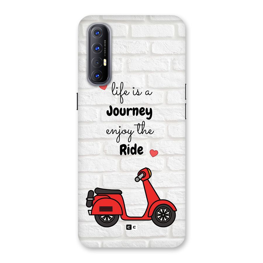 Life Is A Journey Back Case for Oppo Reno3 Pro
