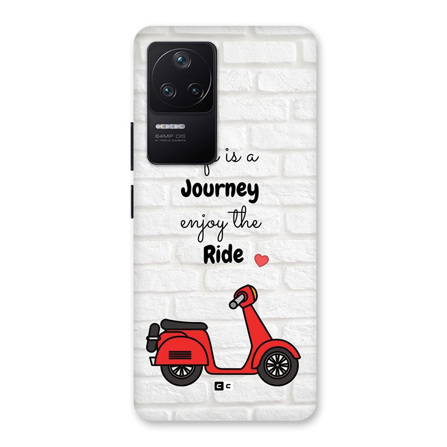 Life Is A Journey Back Case for Poco F4 5G