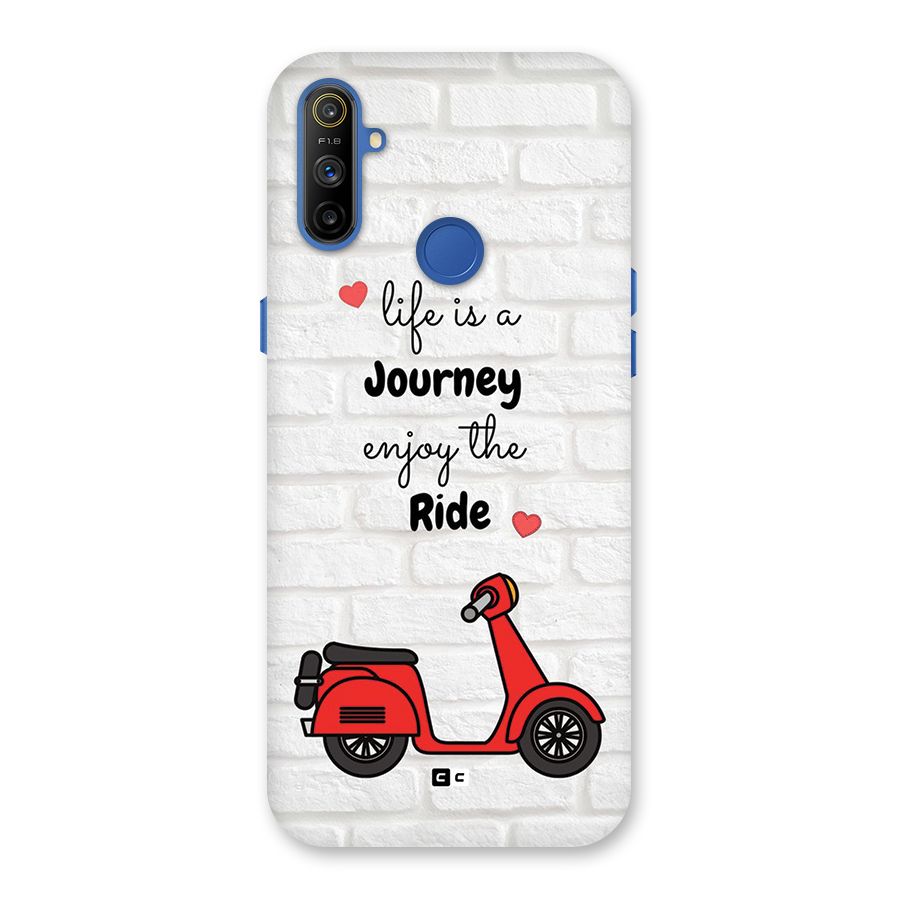 Life Is A Journey Back Case for Realme Narzo 10A