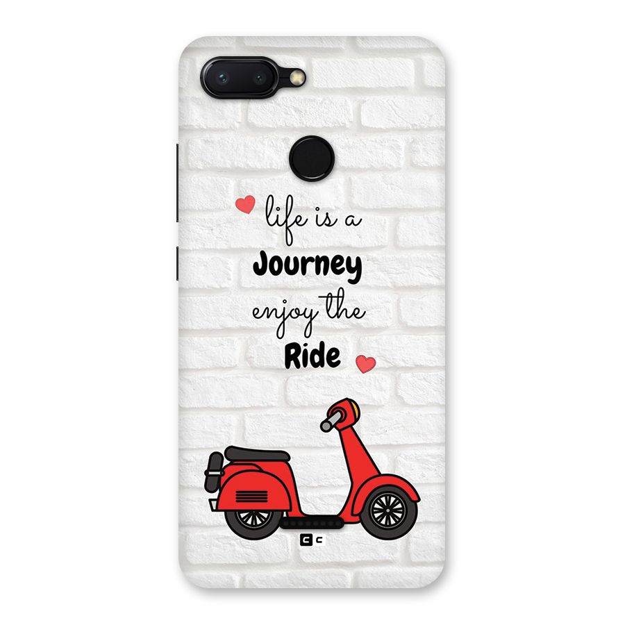 Life Is A Journey Back Case for Redmi 6