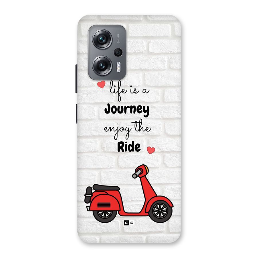 Life Is A Journey Back Case for Redmi K50i