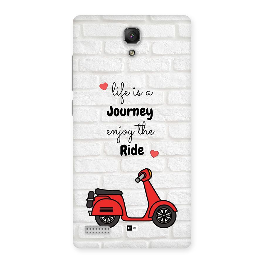 Life Is A Journey Back Case for Redmi Note