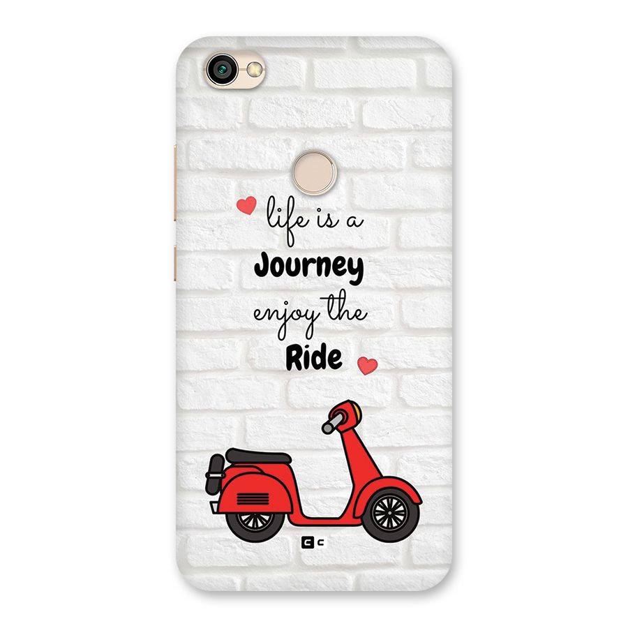 Life Is A Journey Back Case for Redmi Y1 2017