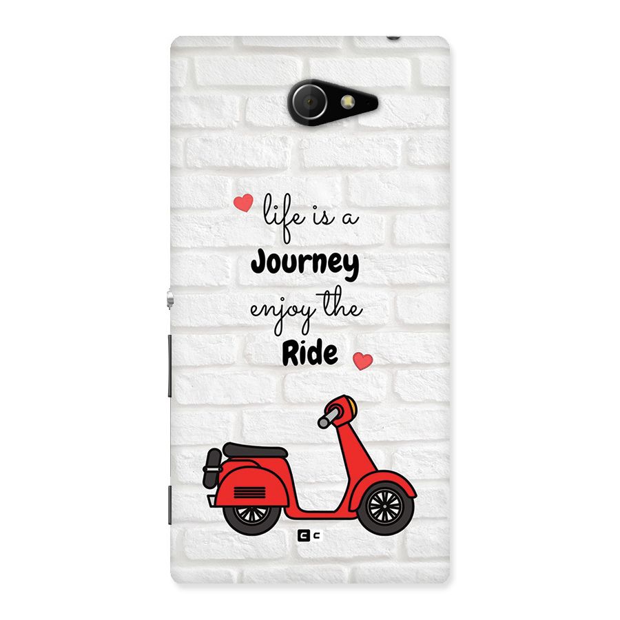 Life Is A Journey Back Case for Xperia M2