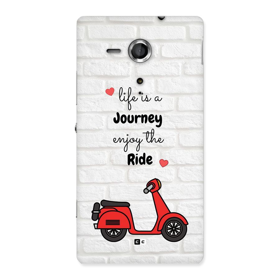 Life Is A Journey Back Case for Xperia Sp