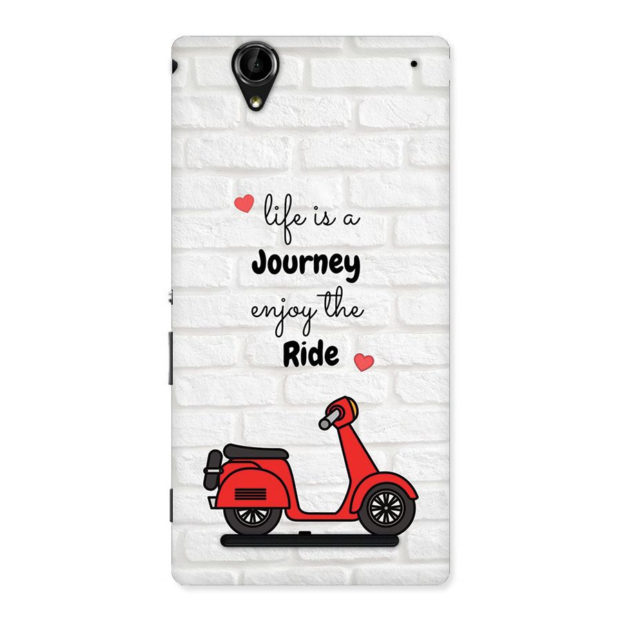 Life Is A Journey Back Case for Xperia T2