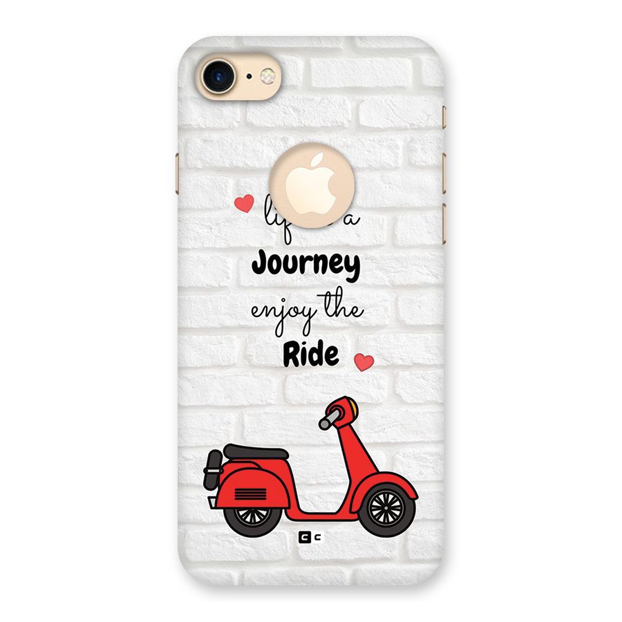 Life Is A Journey Back Case for iPhone 7 Logo Cut