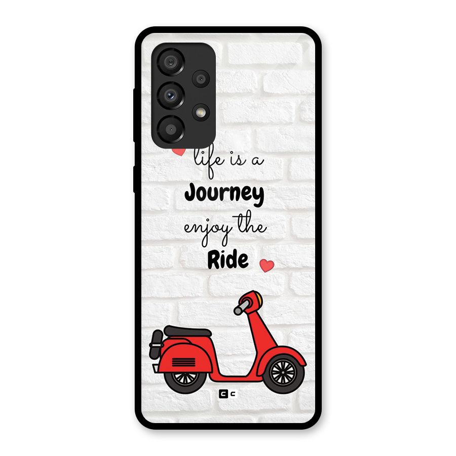 Life Is A Journey Glass Back Case for Galaxy A33 5G