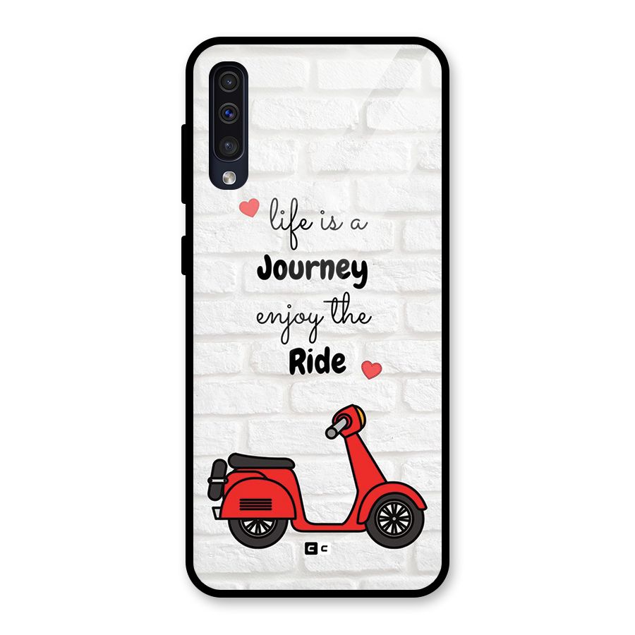 Life Is A Journey Glass Back Case for Galaxy A50s