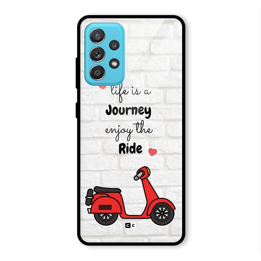 Life Is A Journey Glass Back Case for Galaxy A52s 5G