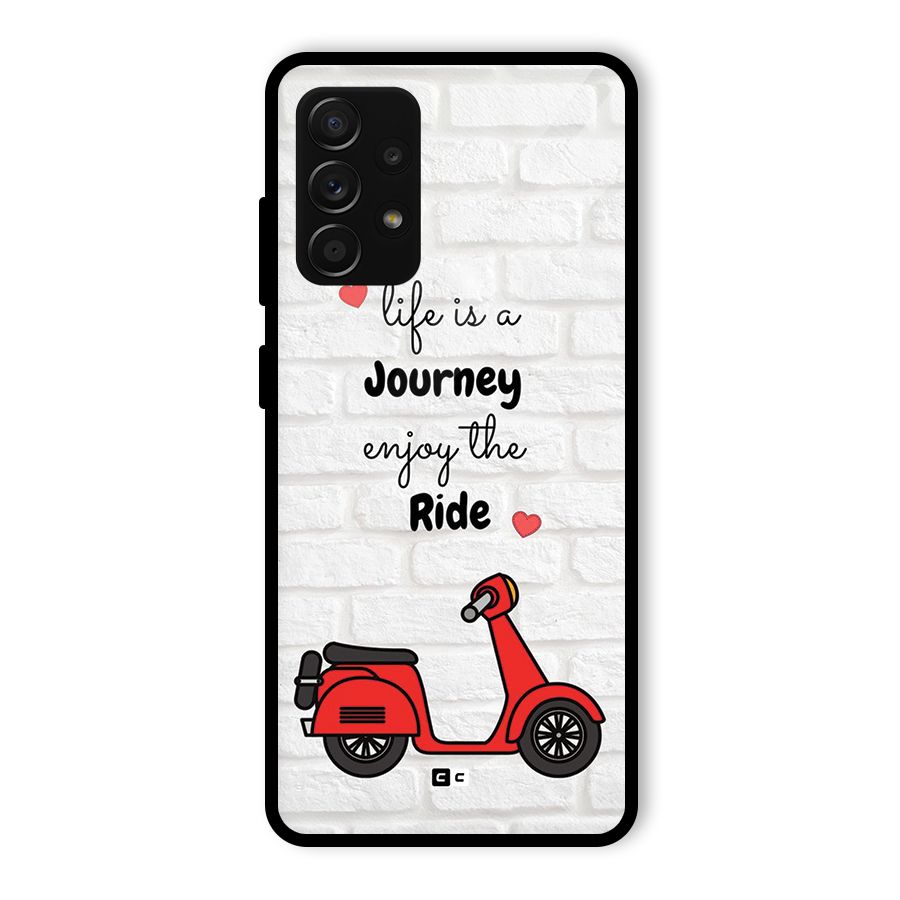 Life Is A Journey Glass Back Case for Galaxy A53 5G