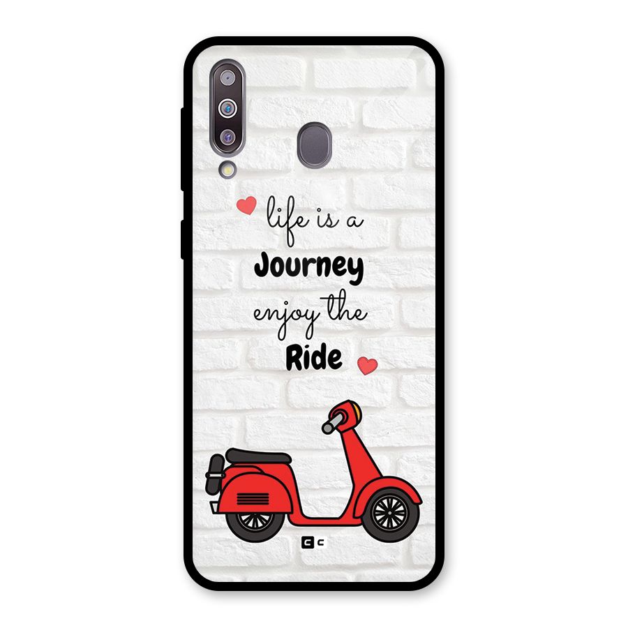 Life Is A Journey Glass Back Case for Galaxy M30
