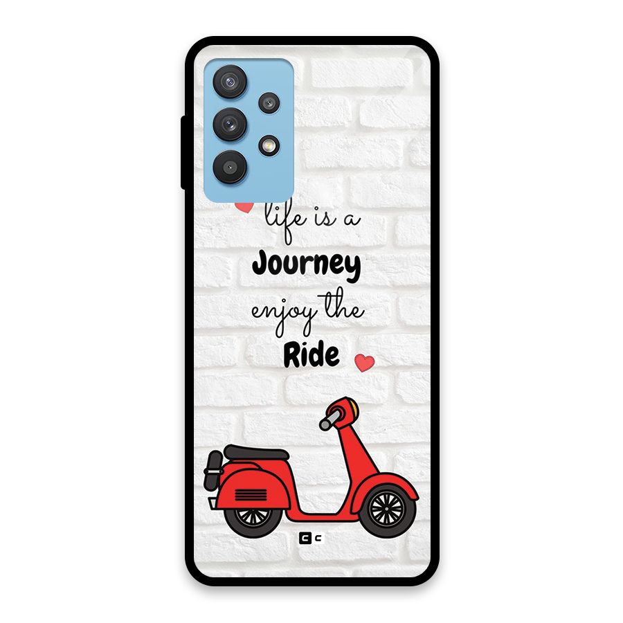 Life Is A Journey Glass Back Case for Galaxy M32 5G
