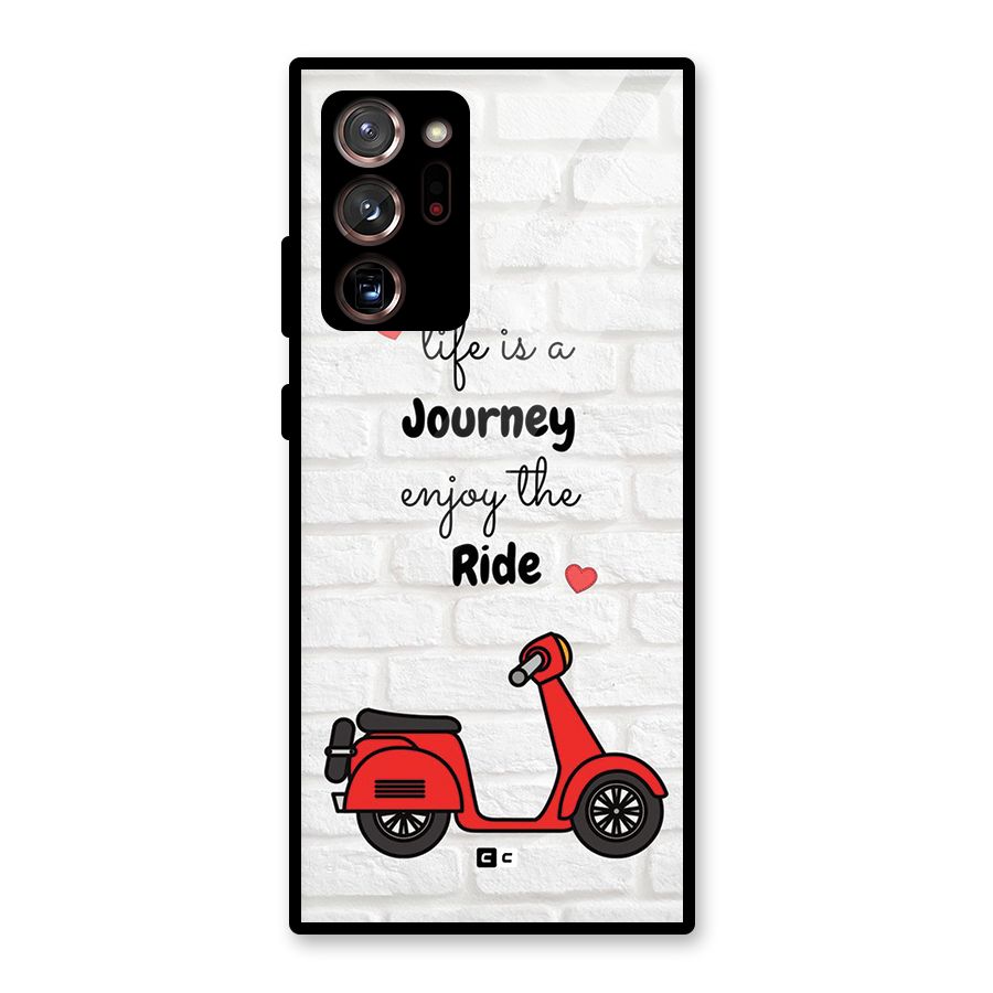 Life Is A Journey Glass Back Case for Galaxy Note 20 Ultra