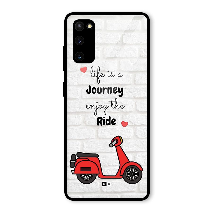 Life Is A Journey Glass Back Case for Galaxy S20 FE