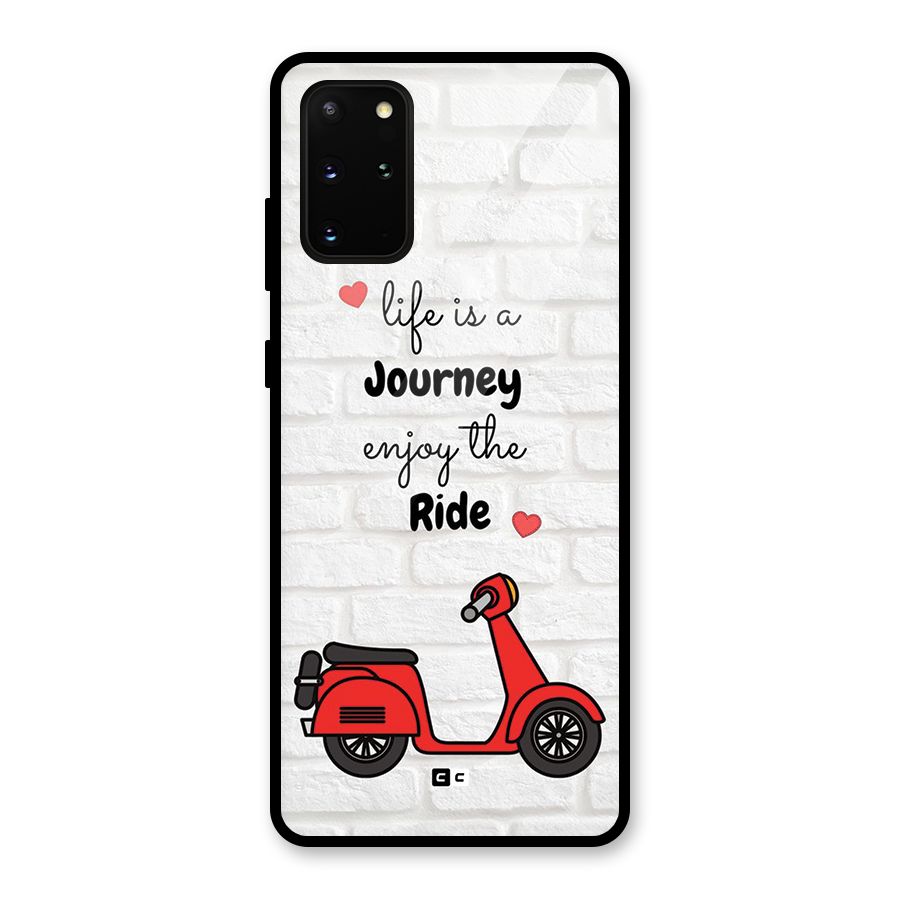 Life Is A Journey Glass Back Case for Galaxy S20 Plus