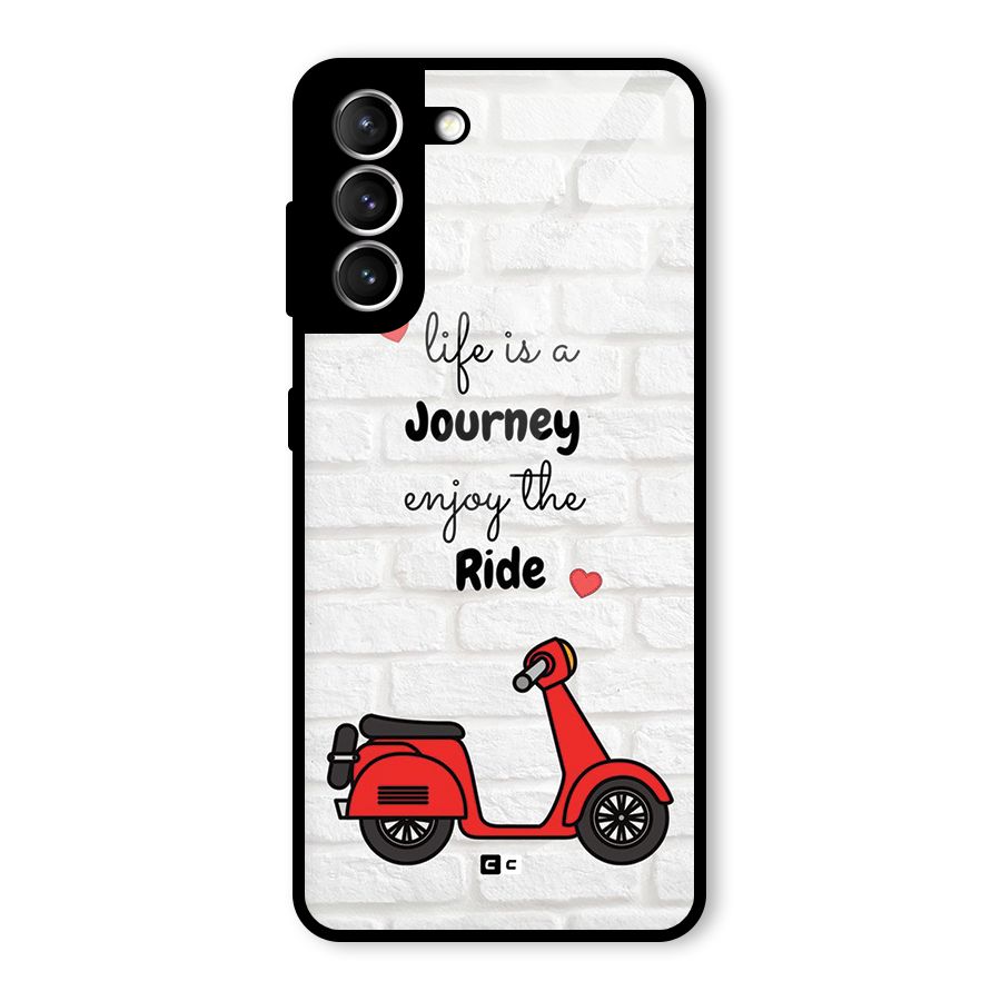 Life Is A Journey Glass Back Case for Galaxy S21 5G