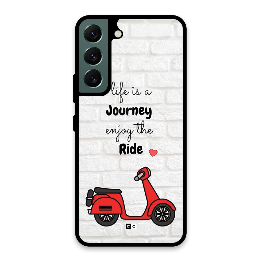 Life Is A Journey Glass Back Case for Galaxy S22 5G