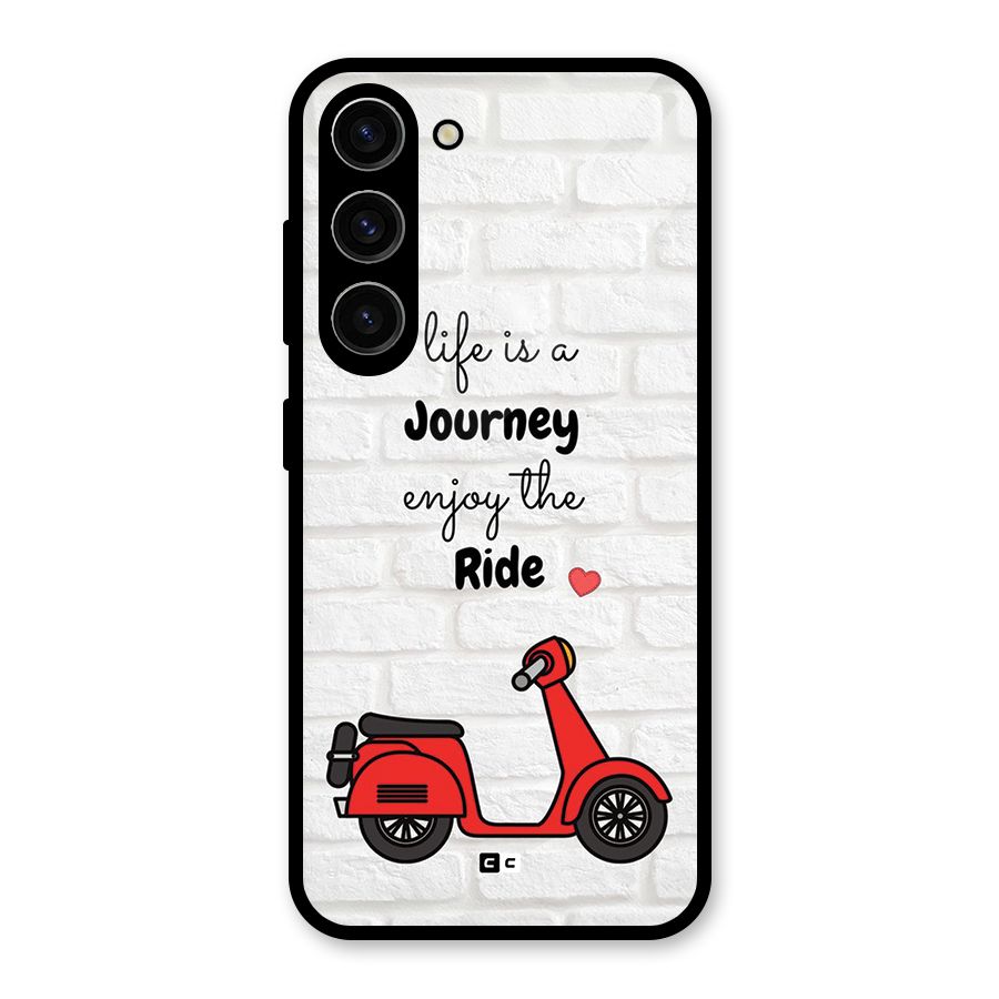 Life Is A Journey Glass Back Case for Galaxy S23