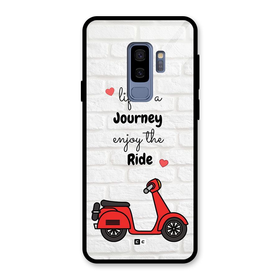 Life Is A Journey Glass Back Case for Galaxy S9 Plus