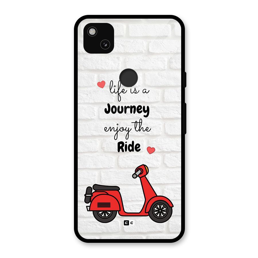 Life Is A Journey Glass Back Case for Google Pixel 4a