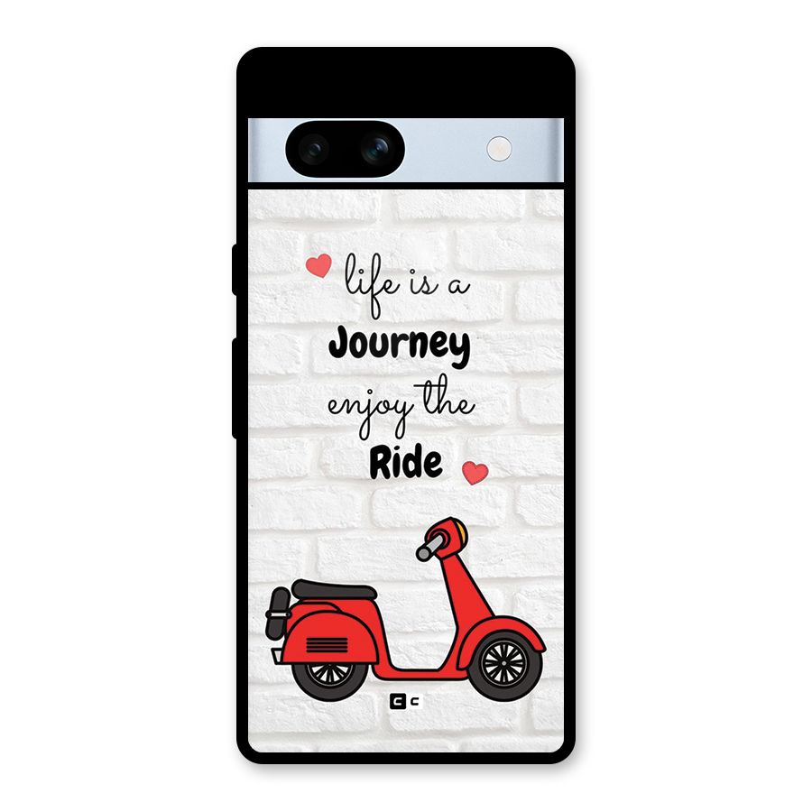 Life Is A Journey Glass Back Case for Google Pixel 7a