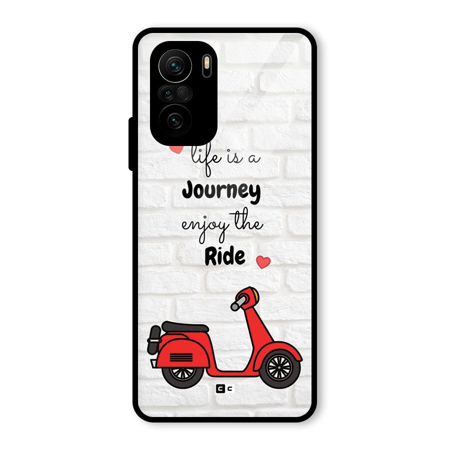 Life Is A Journey Glass Back Case for Mi 11X Pro