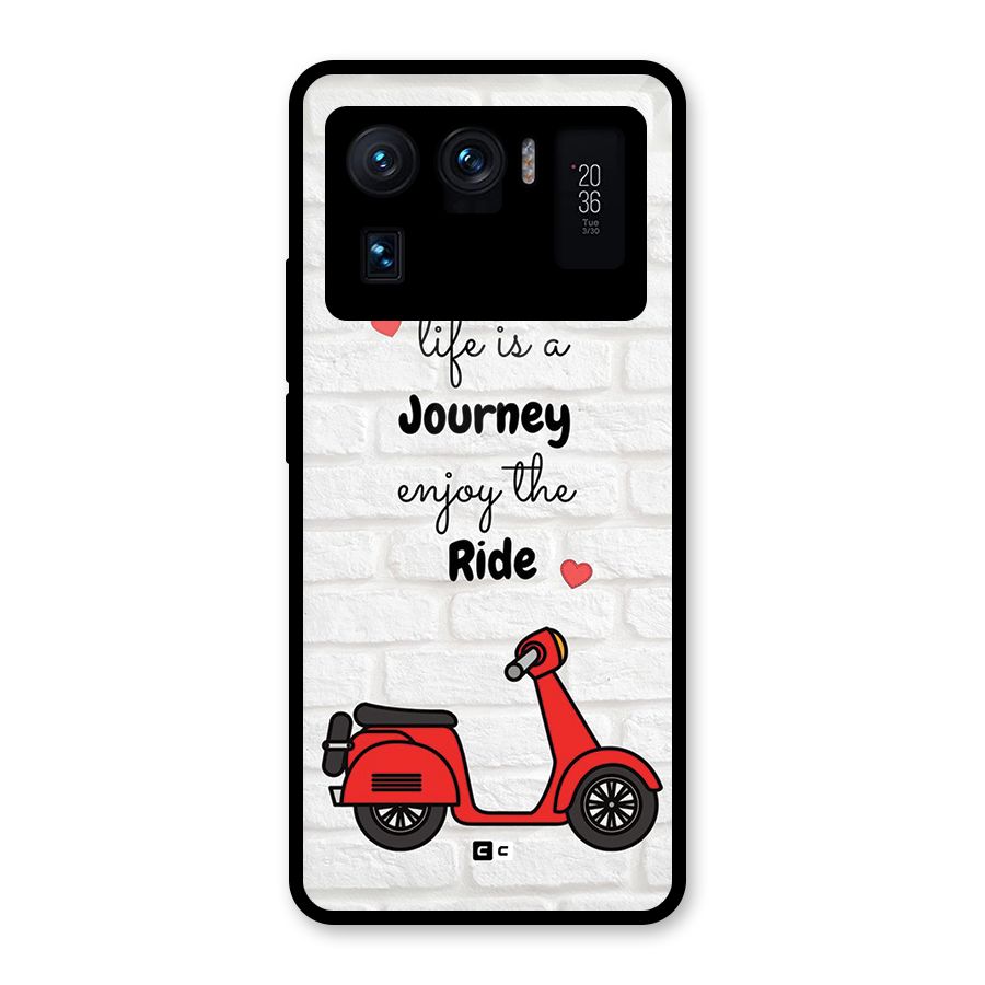 Life Is A Journey Glass Back Case for Mi 11 Ultra
